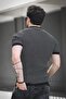 Mirko Striped Lycra Slim Fit Polo Neck Knitted Men's Knitwear Tshirt - 3