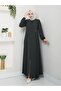 Half-Pleated Waist-Embroidered Full-Length Women’s Ferace - 4