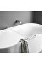 Clear Acrylic Bathtub Tray - Luxury Spa Caddy with Tablet Holder for Bath Essentials Organization - 5
