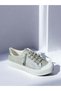 Girl's Glittery Lace-Up Sports Shoes