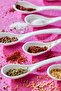 6 White Serving and Spice Spoons - Breakfast Honey Spoons Sugar Jam Serving Spoons - 3