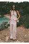 Blouse with Halter Neckline with Ties - 2
