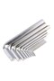 9 Pieces Steel Allen Key Set Short Flat Corner Allen Key Kit - 5