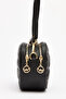 Women's Double Eyed Long Strap Quilted Gold Detailed Hand and Shoulder Bag - 5