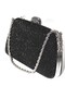 Palsim Black Evening Dress Bag. Clutch Black Glitter Evening Bag. Evening Dress Bag Black. Black Evening Dress Bag. - 2