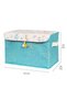 Baby Blue Maxi Storage Box, Baby Room Organizer, Baby Storage Box, 35 X 24 X 23 Cm, 19 Liters - 2