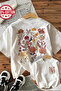 Premium Natural Flowers Back Printed Trend T-Shirt 23617