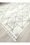 Tasseled Non-Slip Floor Mat Hallway Kitchen Carpet Machine Washable - 2