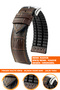 22mm Fossil-Welder-Casio-Seiko-Omega-Armani Watch Compatible Leather Silicone Watch Band Strap Ds22Mm