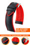 22mm Fossil-Welder-Casio-Seiko-Omega-Armani Watch Compatible Leather Silicone Watch Band Strap Ds22Mm