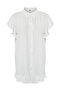 Ecru Woven Maxi Beach Dress Tbess25El00074 - 5