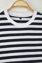Gri-Mavi-Lacivert Çizgili Oversize/Geniş Kesim 3'lü Paket %100 T-Shirt TMNSS24TS00026 - 3