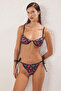 Meyve Desenli V Telli Balconette Kaplı Brazilian Normal Bel Bikini Takımı TBESS25BT00033 - 3