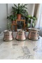 Sebe Home Copper صف زبادي نحاسي منقوش بسعة 5 كجم - 2