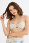 Multicolored Jasmine Strapless Bikini Top