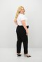 Women's Plus Size Rose Belt Detailed High Waist Pants 6327-25 - 6