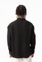 Thick Braided Twill Fabric Men's Long Sleeve Shirt, Men's Long Sleeve Shirt - 5