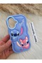 iPhone 17 Compatible Stitch Disney Lilo and Stitch Dough Silicone Luxury Case Cover