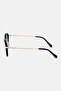 Men GU0006801B53 Round Sunglasses, Black/Gold - 4