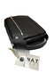 Genuine Leather Black Men's Handbag – Stylish Zippered Model, Hand Grip 15X22 cm - 2