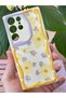 Galaxy S22 Ultra Case Designed Patterned Camera Protected Daisy Flower Colorful Silicone Cover - 4
