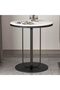 Side table 55 x 40 cm - black and white