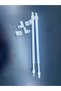 White Briz Curtain Rod (Butterfly Curtain Rod) 90-110cm - 4
