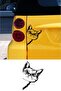 Side Cat Pattern Auto Car Window Sticker - For Computer, Truck, Motorcycle - 3