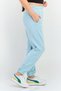 Women Sportswear Fit Brand Logo Sweatpants, Sage Blue - 2