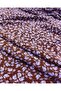 Maroken Viscose-Like Woven Fabric in Purple and Coffee Shades Width: 145 cm - 4