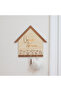 My Dear Mother Written House Shaped Key Hanger Gold Plexi Writing |   3 Straps |   Mother's Day Gift