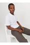 12268130   Lycra Polo Neck Men's Tshirt White - 4