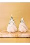 Set of 2 Scented Candles - Cream Tree Green Foil Chip - 4