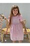 Girl's Lace Dress Short Sleeve - 5