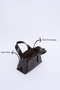 Burgundy Shk60 Faux Leather, Single Compartment, Zippered, Adjustable Strap, Hand, Arm and Shoulder Bag - 5