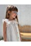 Girl's Daisy Embroidered Strap Dress