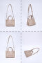 Mink SHK60 Faux Leather Single Compartment Double Handle Hand and Cross Shoulder Bag L:14 W:21 W:8 cm - 8