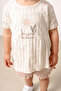 Baby Kids Crew Neck Cotton with Shorts Comfortable 2-Piece Set Trend Fashion Bottom Top Set - 3
