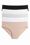 Women's Panties 5 Pack Laser Cut Cotton GRAY - 2