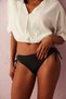 Black Basic Ring Bikini Bottom