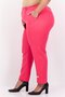 Women Regular Fit Embroidered Tapered Pants, Pink - 2