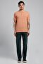 Twins Men's 100% Cotton Polo Collar T-Shirt Salmon