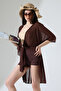 فستان شاطئ من التول برباط أمامي باريو - 5
