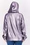 Women Sequined Long Sleeve Hoodie, Purple - 2