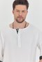 Wide Collar Half Button Ethnic Patterned T-Shirt - 4