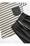 Boys' Cotton Waffle Fabric Gray White Striped Pattern Short Sleeve Shorts Summer Pajamas Set - 4