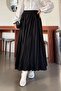 Kraşlı Black Skirt Hijab
