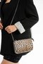 Beaded Women's Bag, Small Size Chain Cross Strap Women's Shoulder Bag - 3