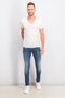 Men Skinny Fit Wash Stretchable Denim, Blue - 4