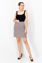 Women Allover Pattern Midi Skirt, Brown - 2